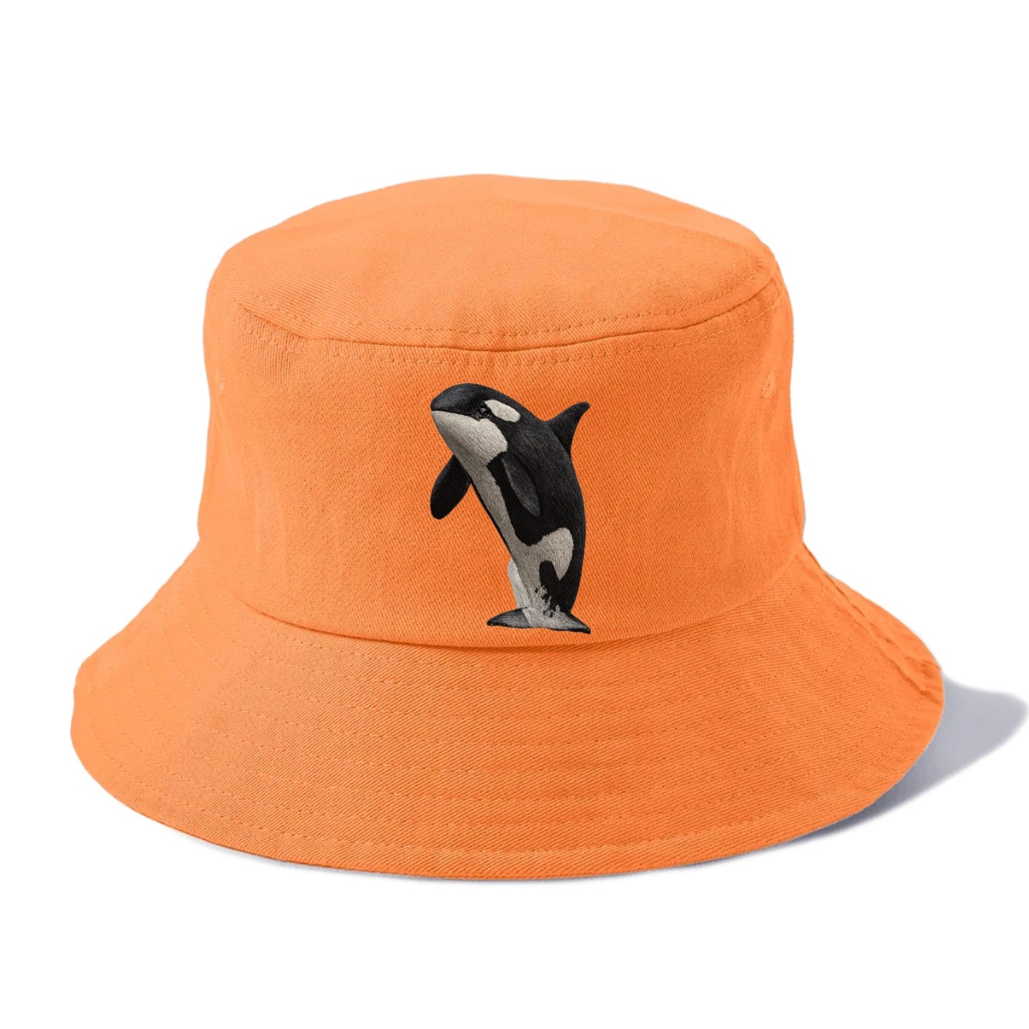 majestic orca leaping from the waves Hat