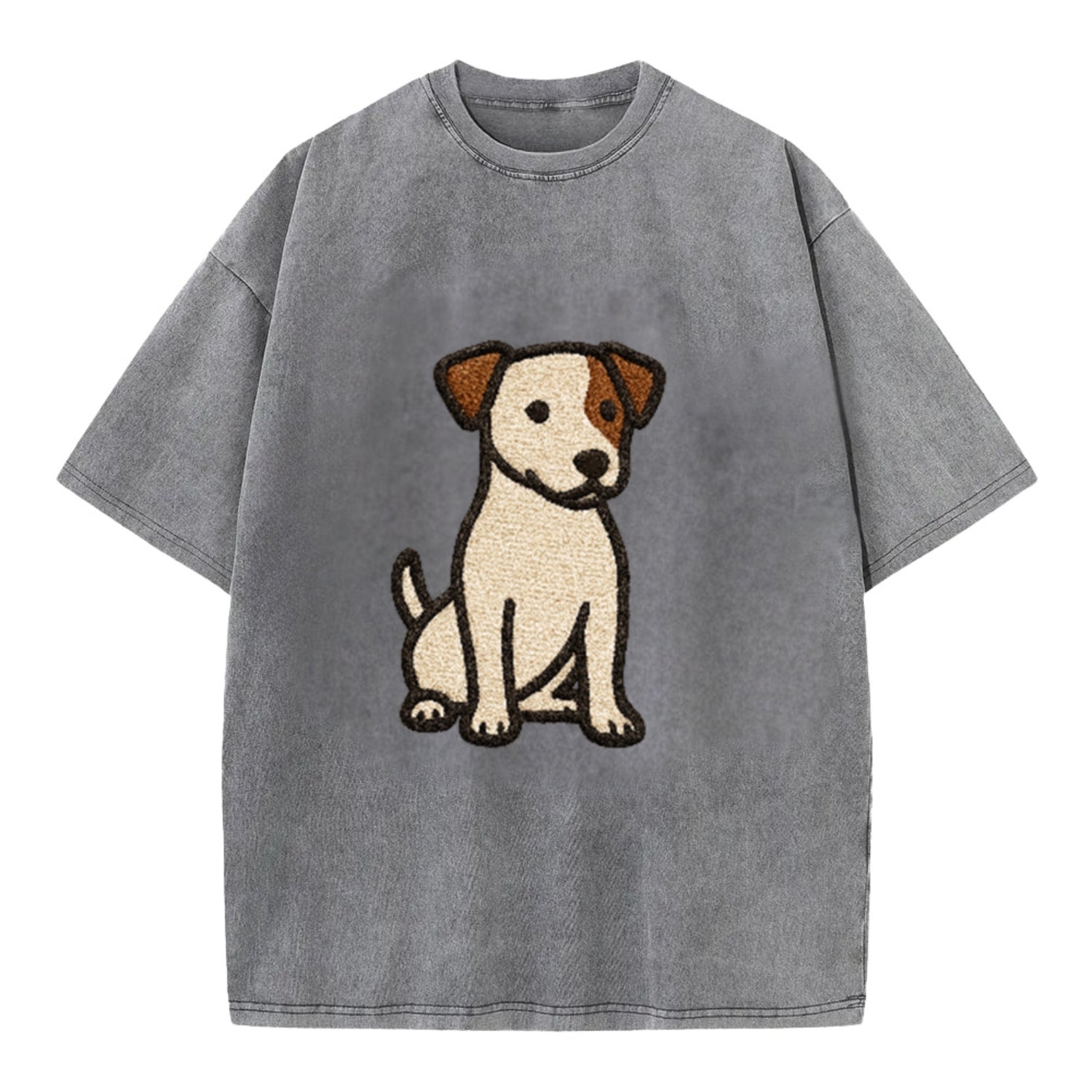 Jack Russell Terrier White With Brown Patches Pose Hat