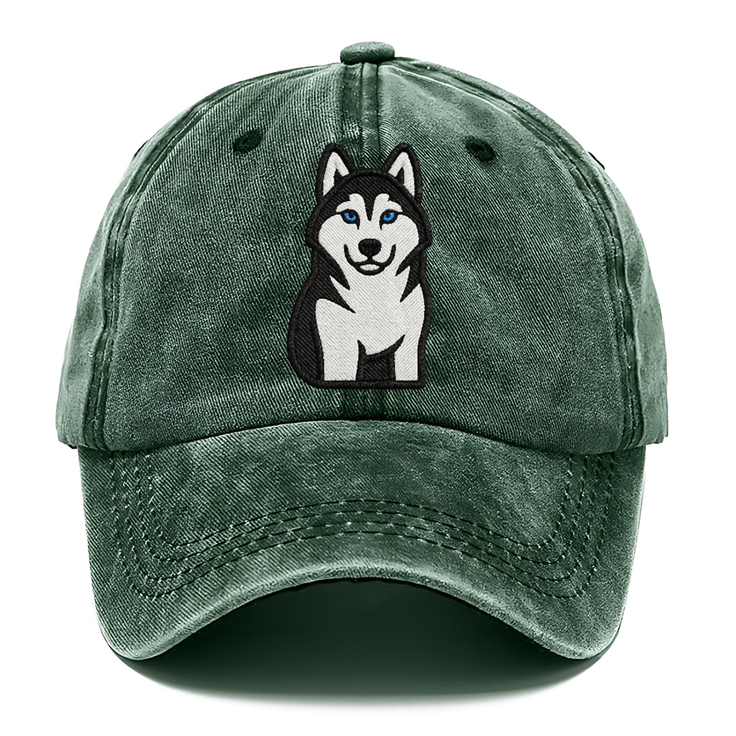 husky-blue-eyes-piercing-gaze Hat