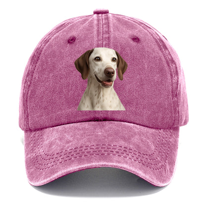 white german shorthaired pointer portrait design Hat