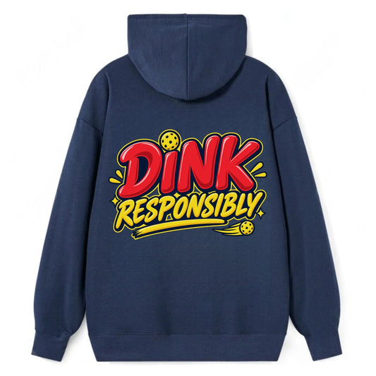Dink Responsibly Pickleball Life Classic Pullover Hoodie – Navy