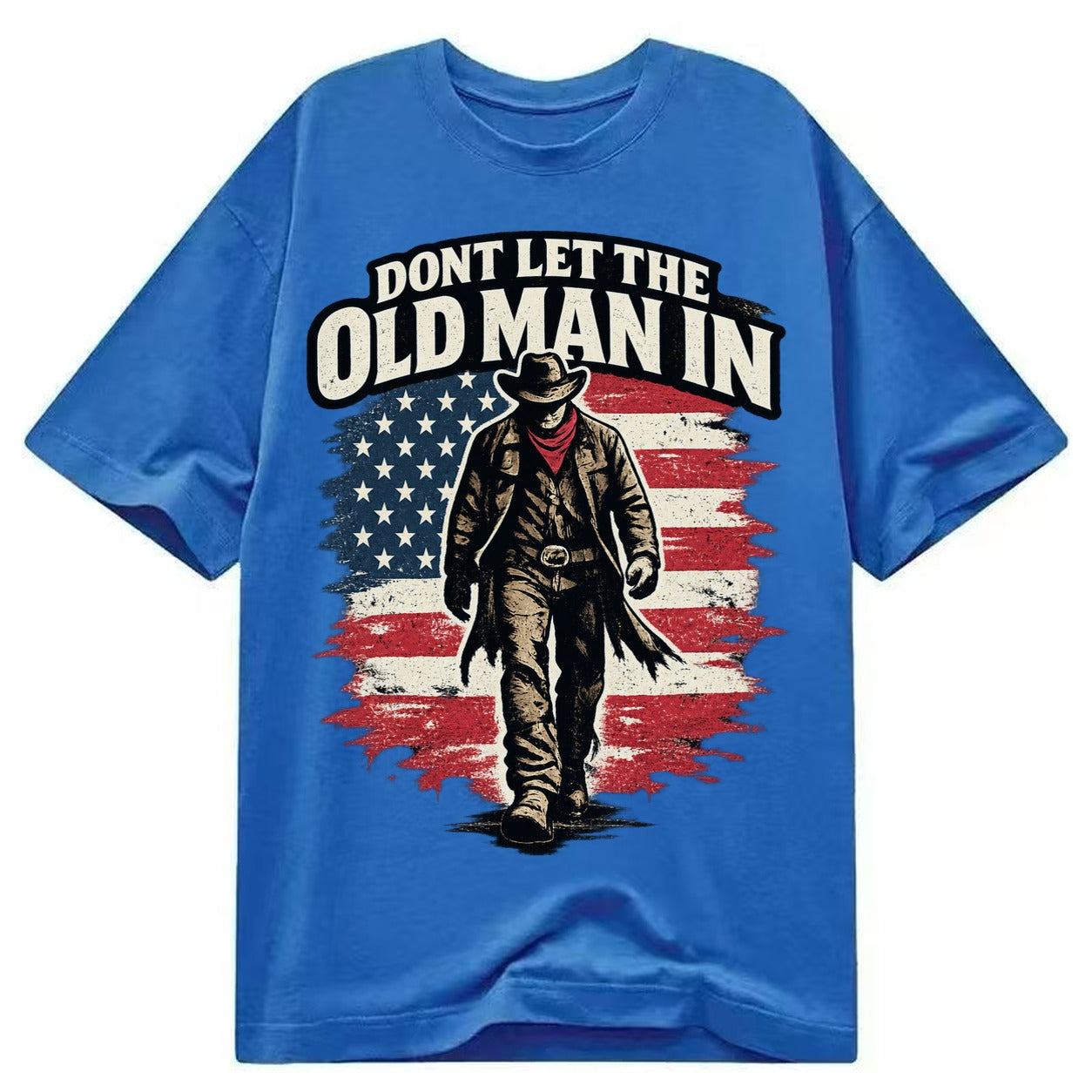 Dont Let The Old Man In - Classic T-shirt – Blue