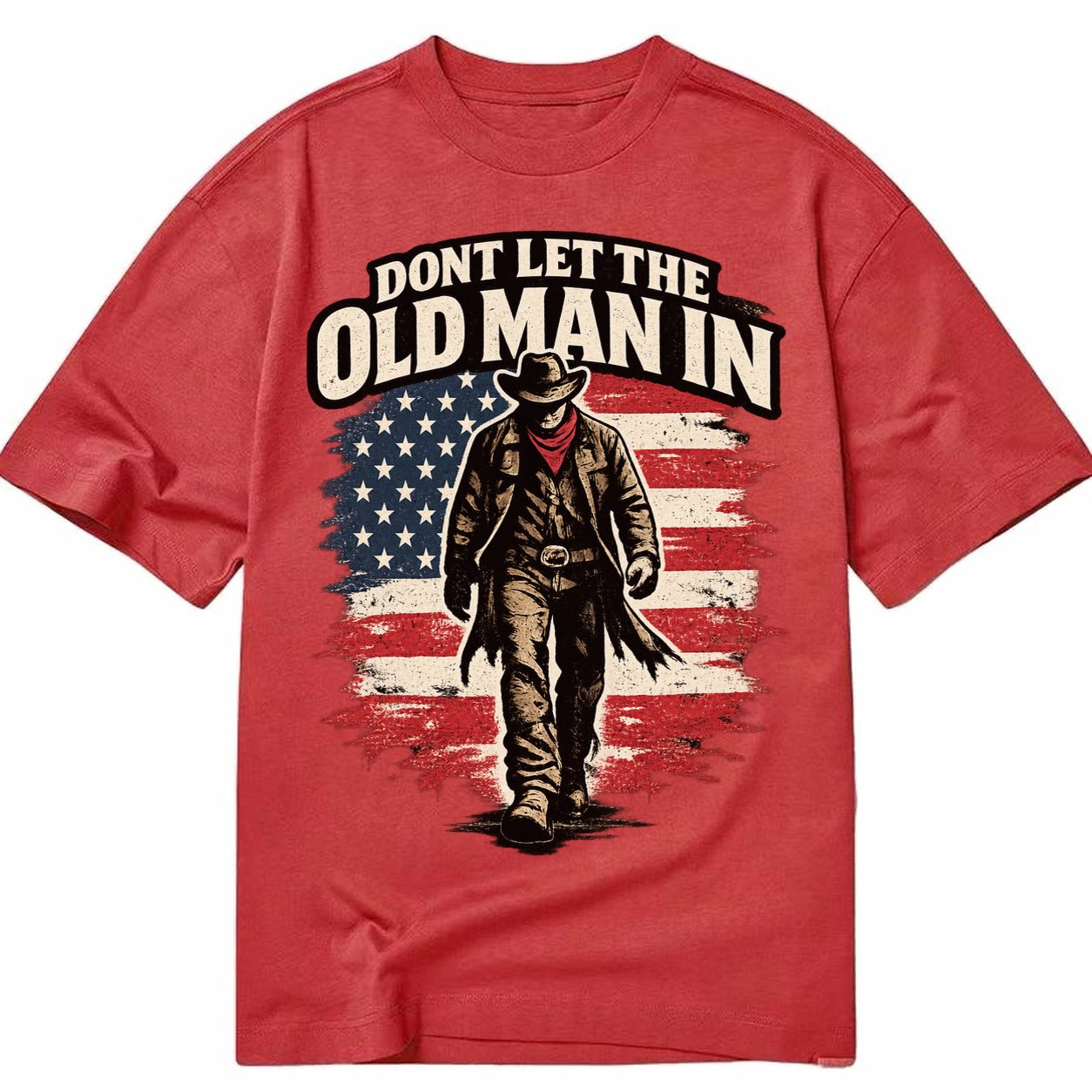 Dont Let The Old Man In - Classic T-shirt – Red