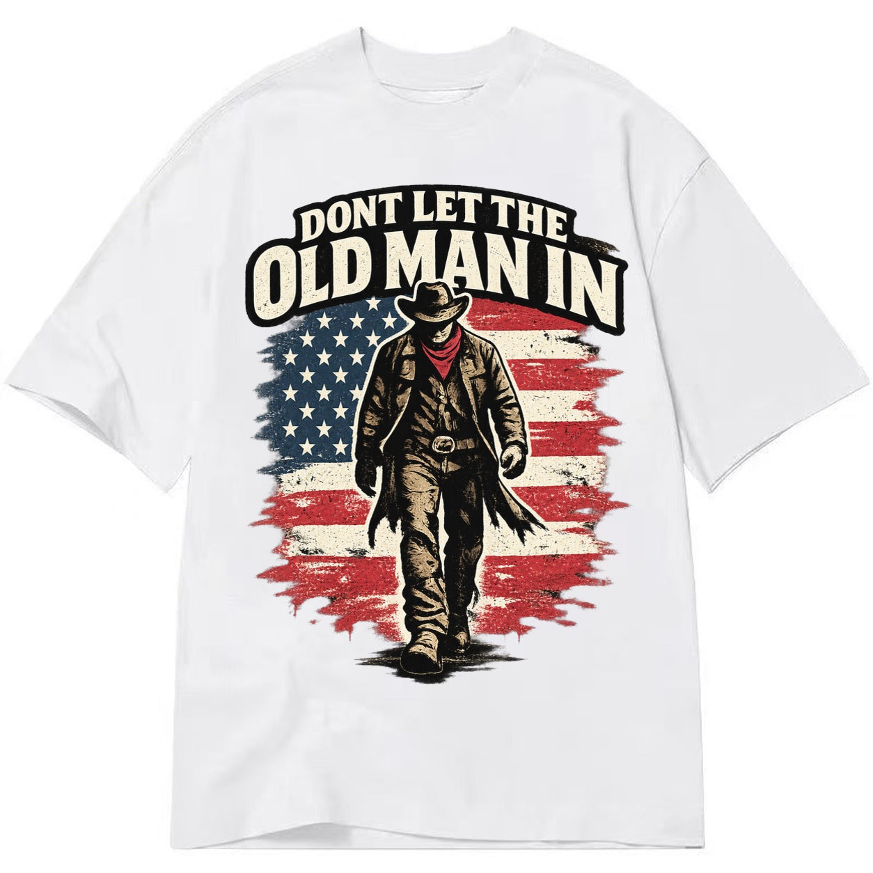 Dont Let The Old Man In - Classic T-shirt – White