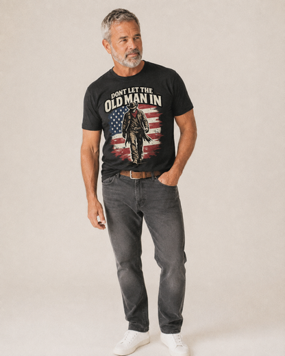 Dont Let The Old Man In - Classic T-shirt – studio model photo