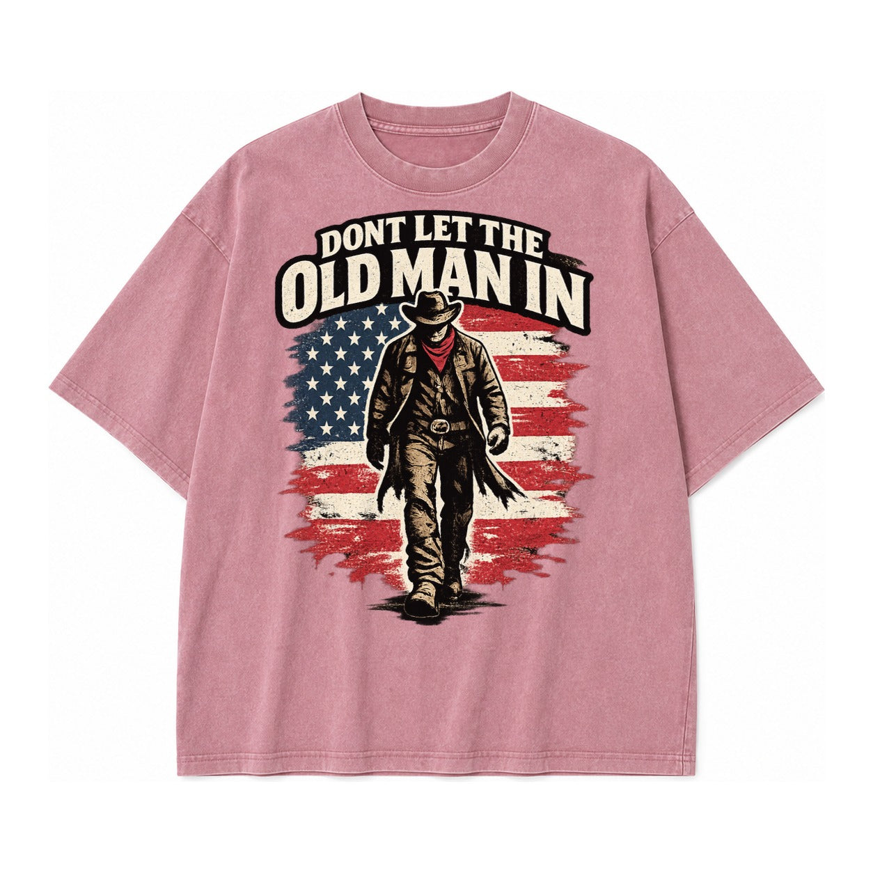 Dont Let The Old Man In - Vintage T-shirt – Dusty Rose(Rose)