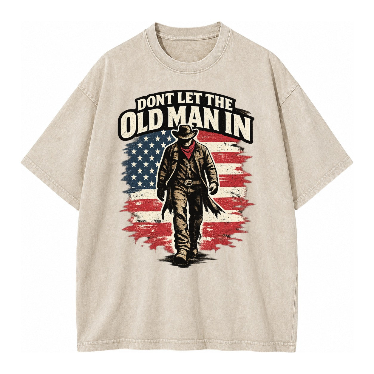 Dont Let The Old Man In - Vintage T-shirt – Off White
