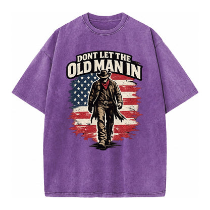 Dont Let The Old Man In - Vintage T-shirt – Purple