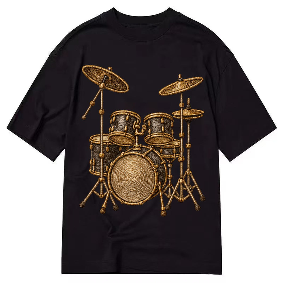 Drum Kit  - Classic T-shirt – Black