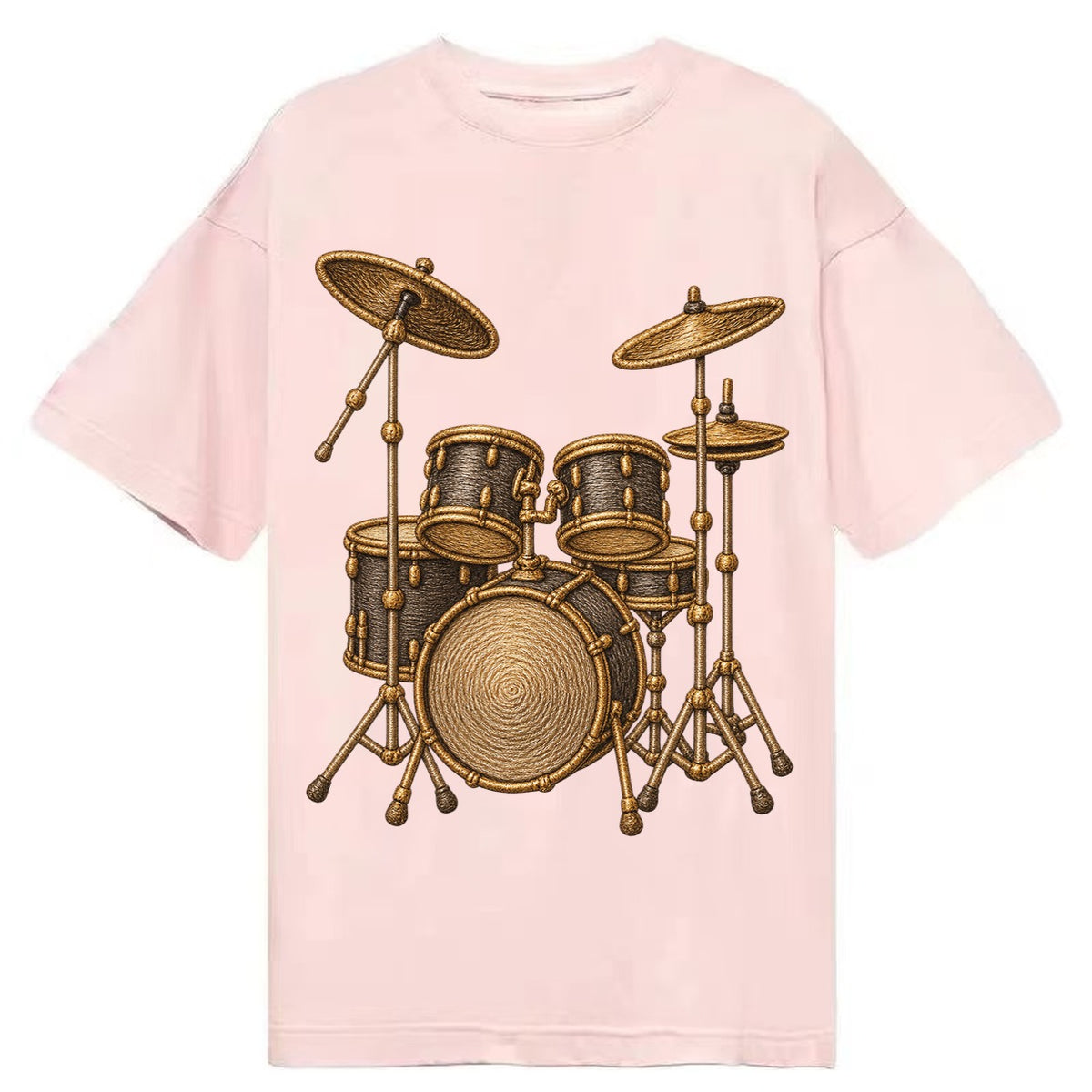 Drum Kit  - Classic T-shirt – Pink