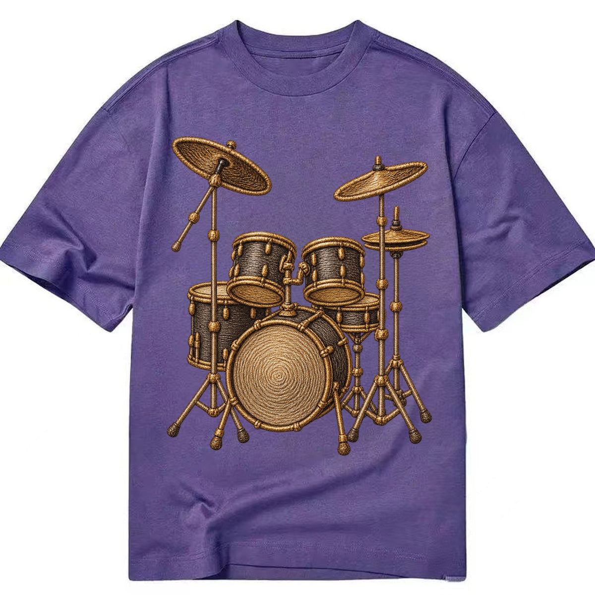 Drum Kit  - Classic T-shirt – Purple
