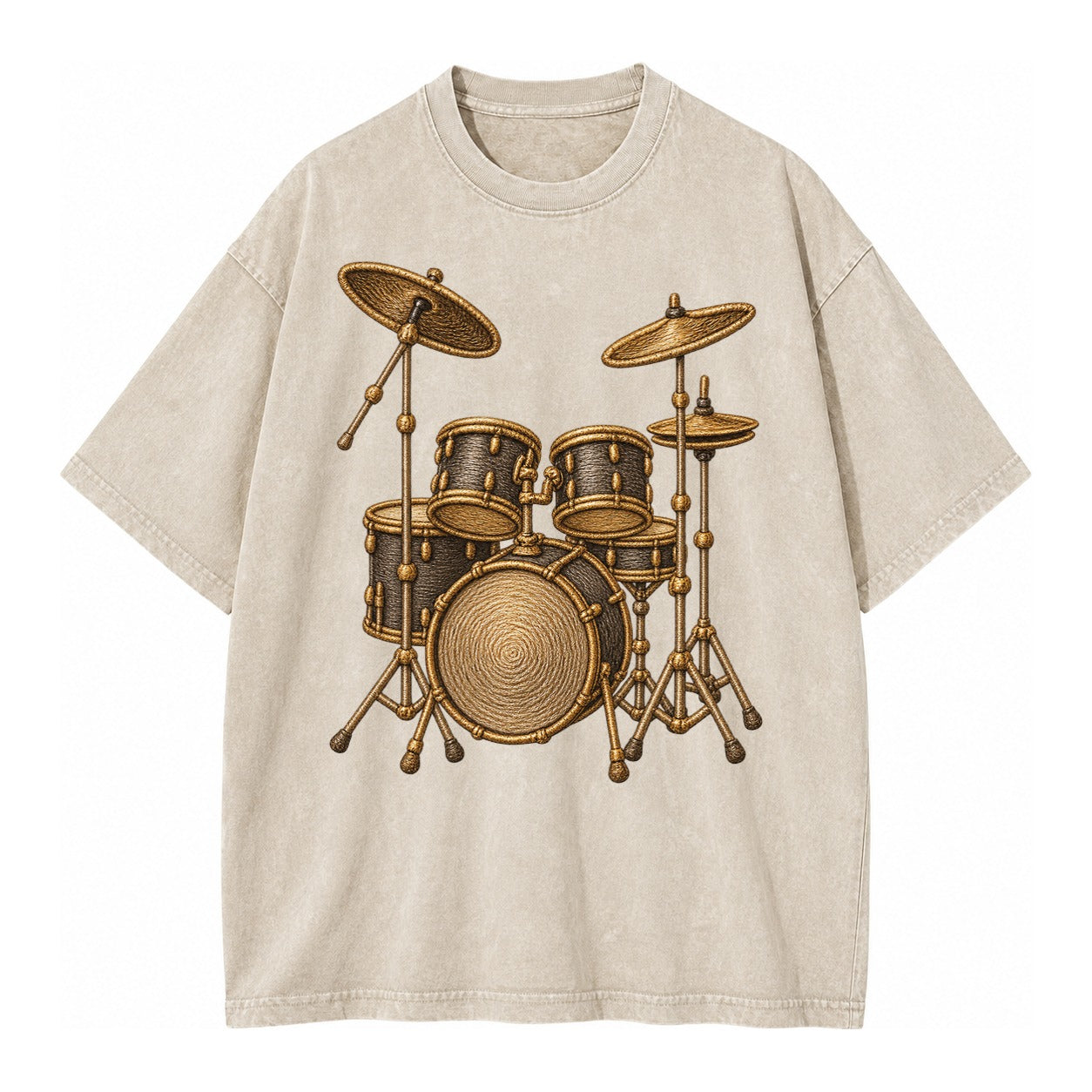 Drum Kit  - Vintage T-shirt – Off White