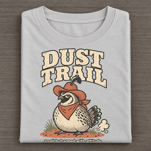 Dust Trail Cowboy Critters Classic T-shirt – Grey