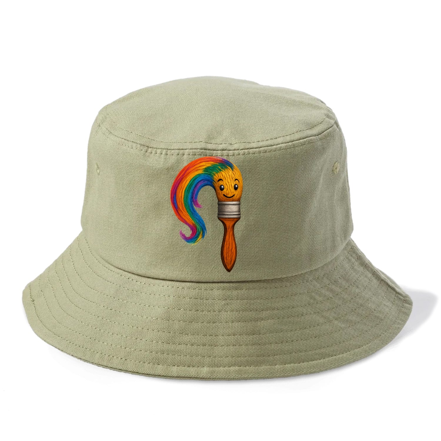 rainbow brushstrokes Hat