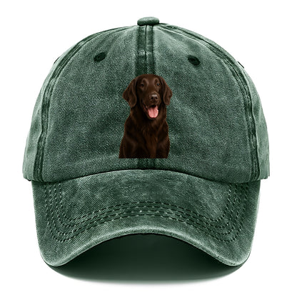 coated retriever joyful heart Hat