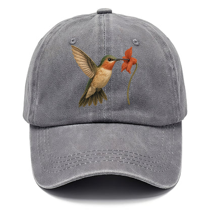 hummingbird's delicate dance Hat