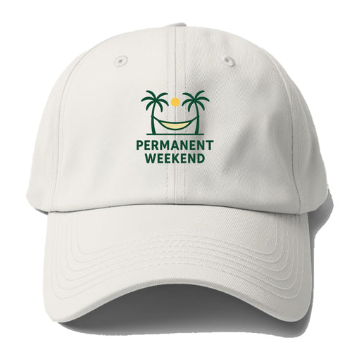 Permanent Weekend Baseball Cap For Big Heads