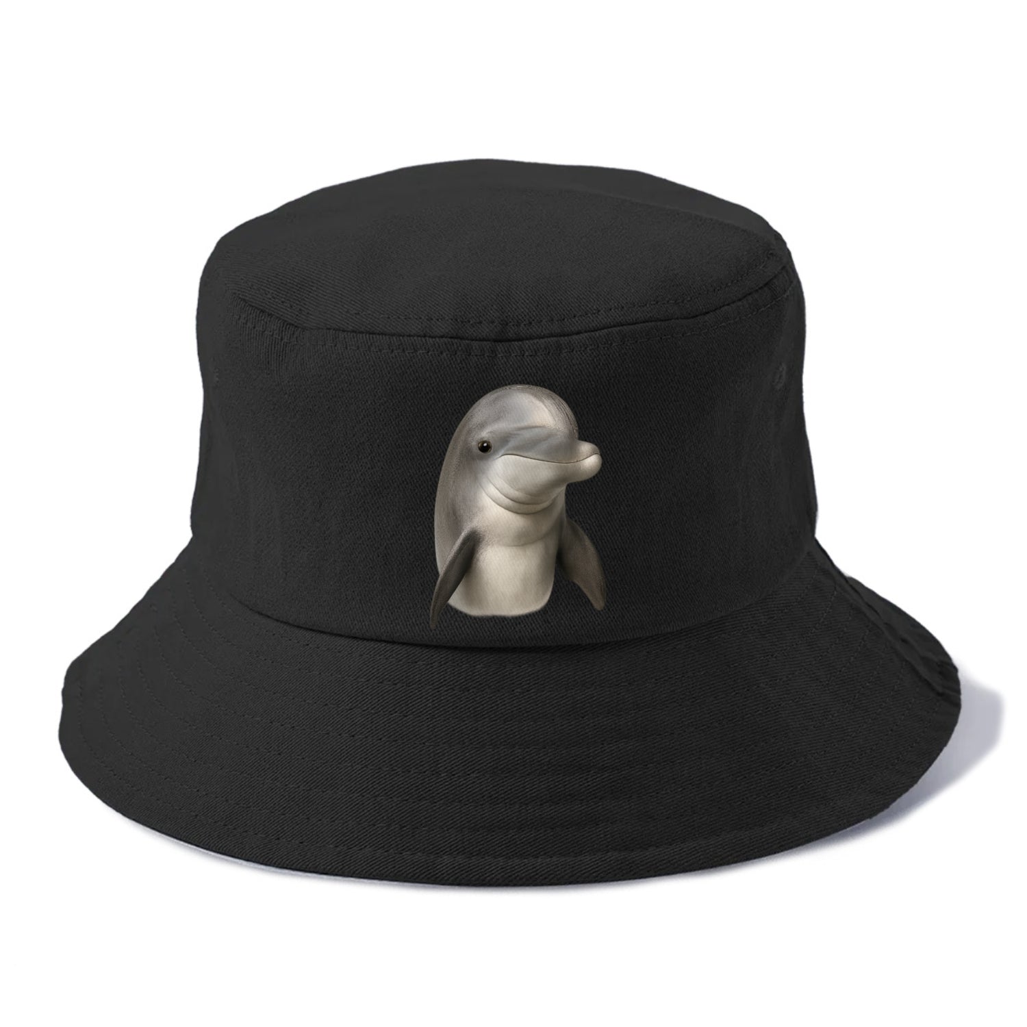 dolphin portrait design Hat