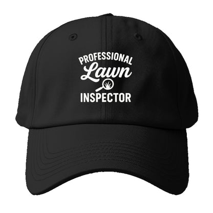 professional lawn inspector artistic design Hat