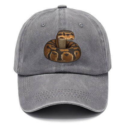 snake portrait design Hat