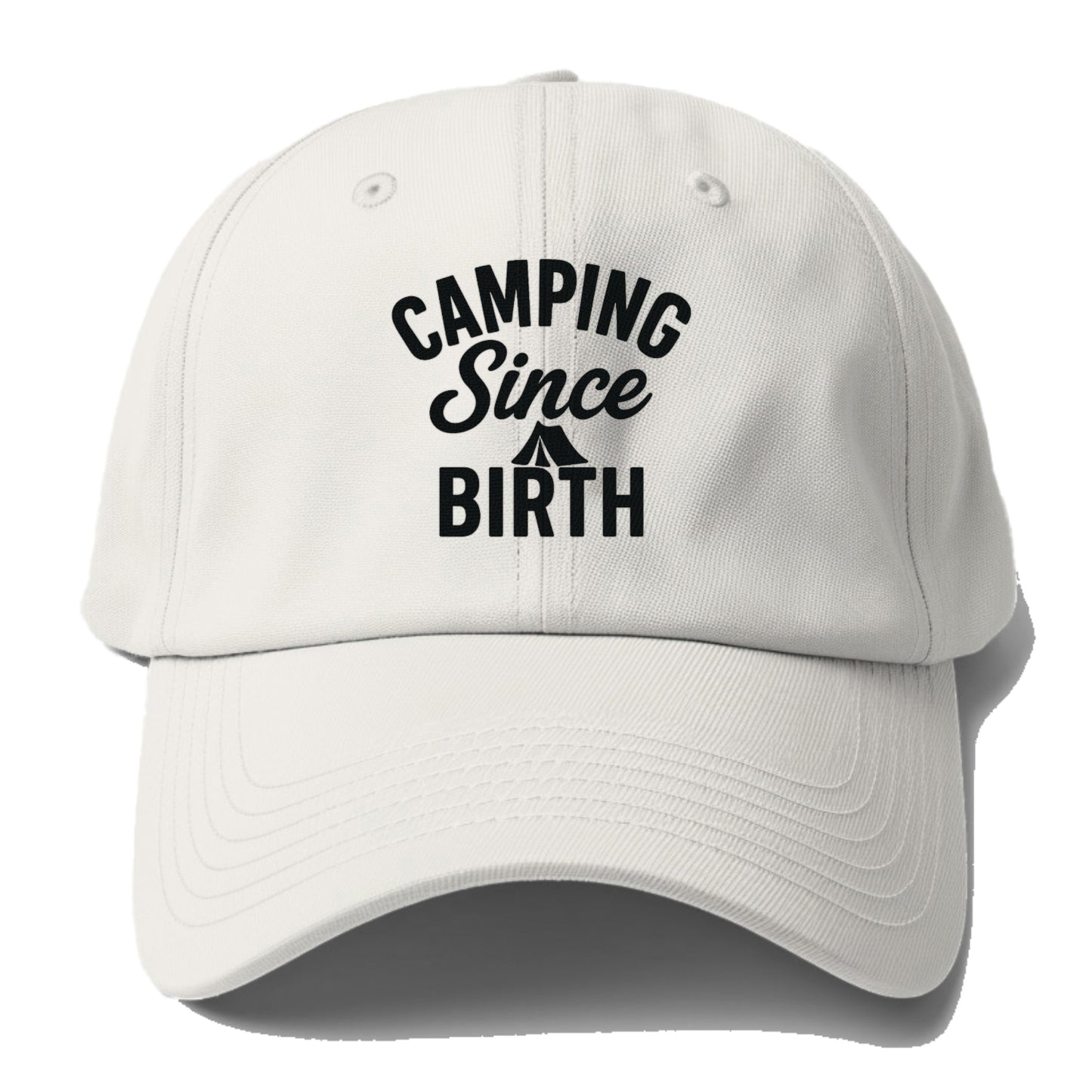camping since birth outdoor adventure Hat