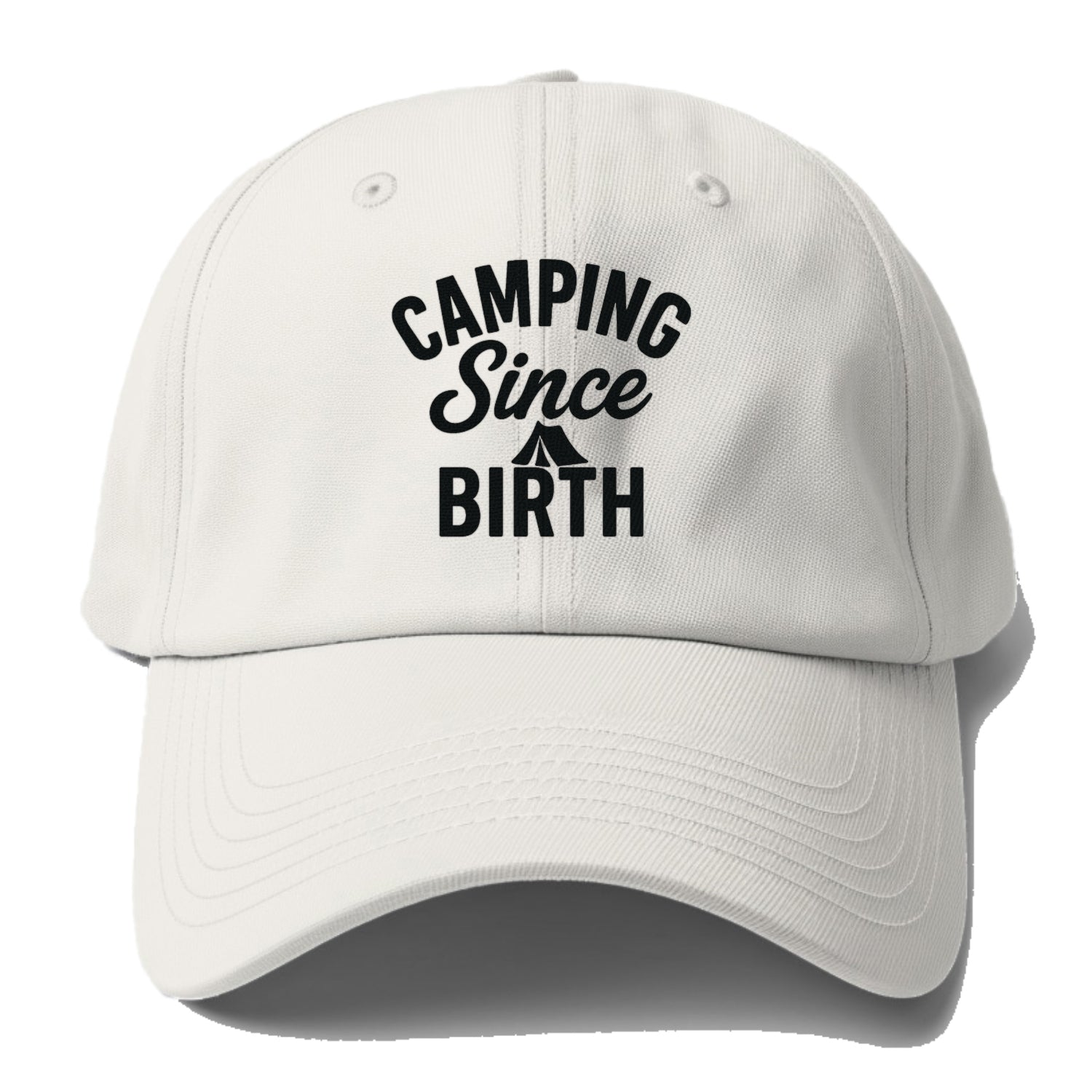 camping since birth outdoor adventure Hat
