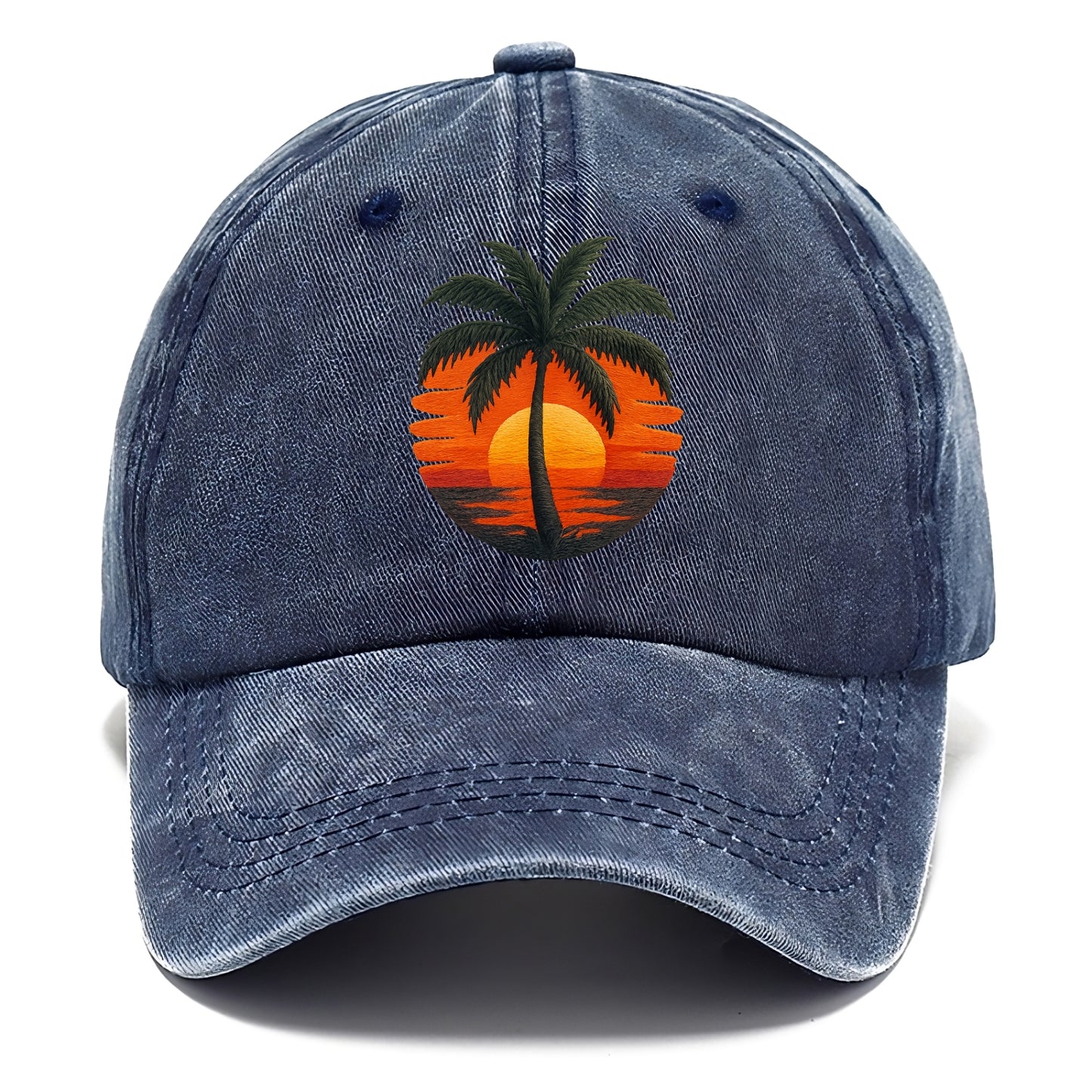 golden palm island sunset dream Hat