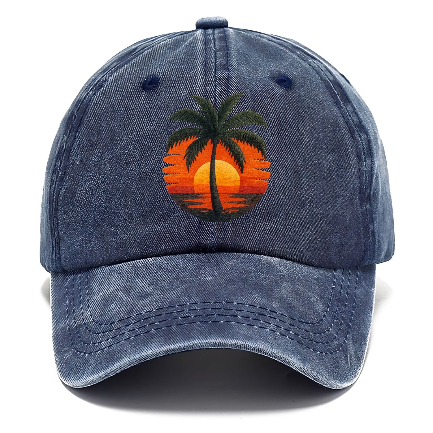 golden palm island sunset dream Hat