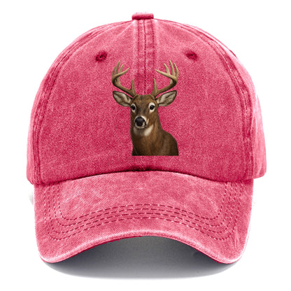 deer portrait design Hat