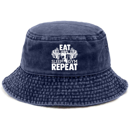 Eat Sleep Gym Repeat Hat