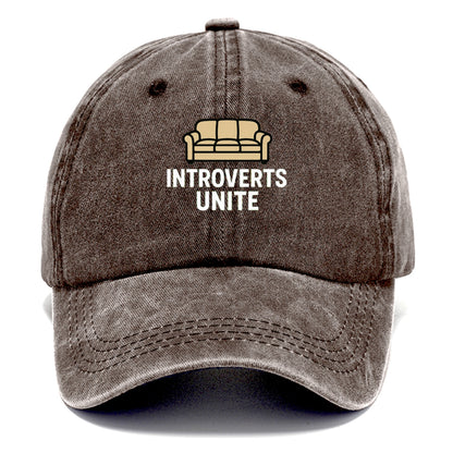 introverts unite couch Hat