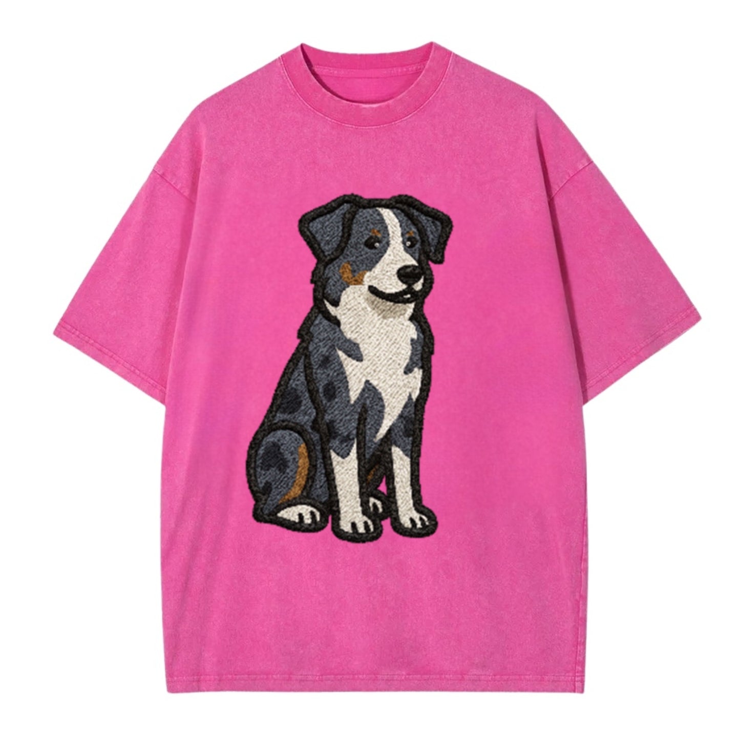 australian-shepherd-blue-merle-vibrant-spirit Hat