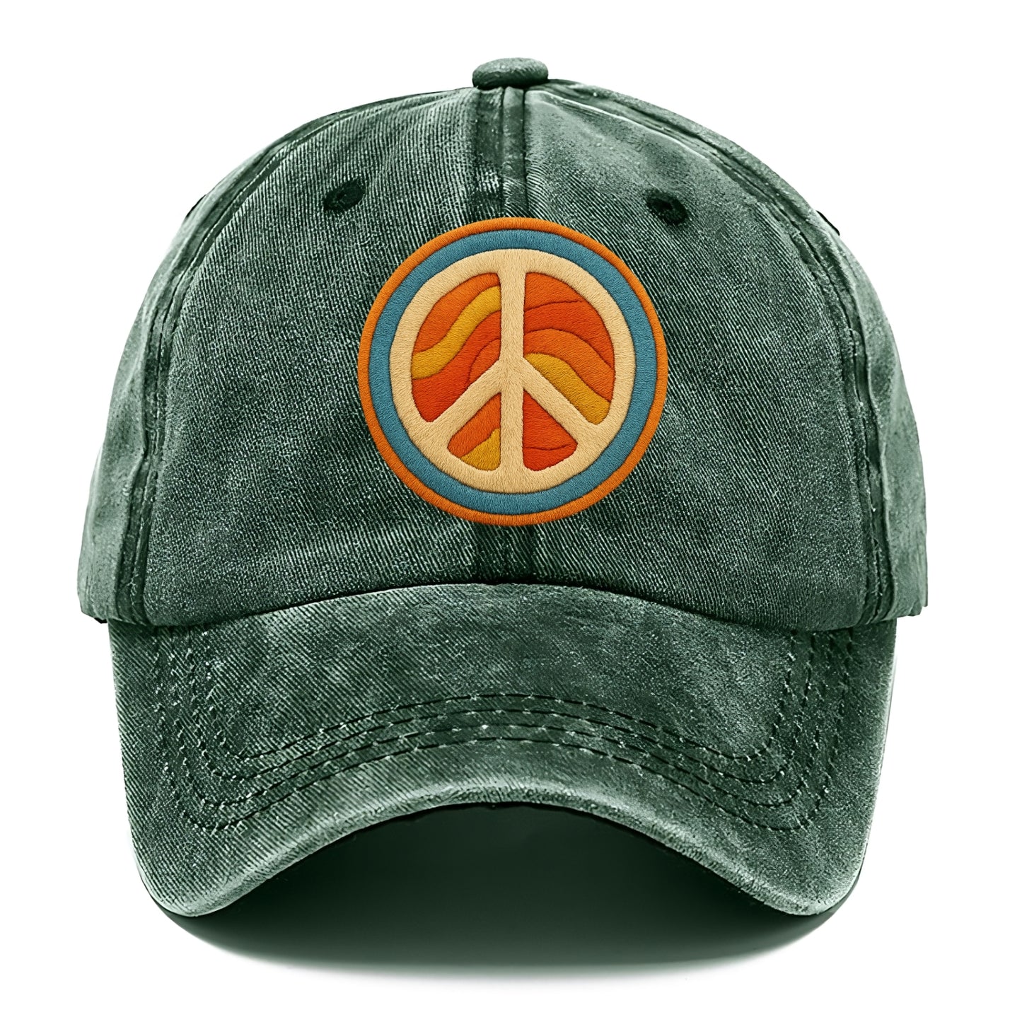 retro peace and harmony Hat