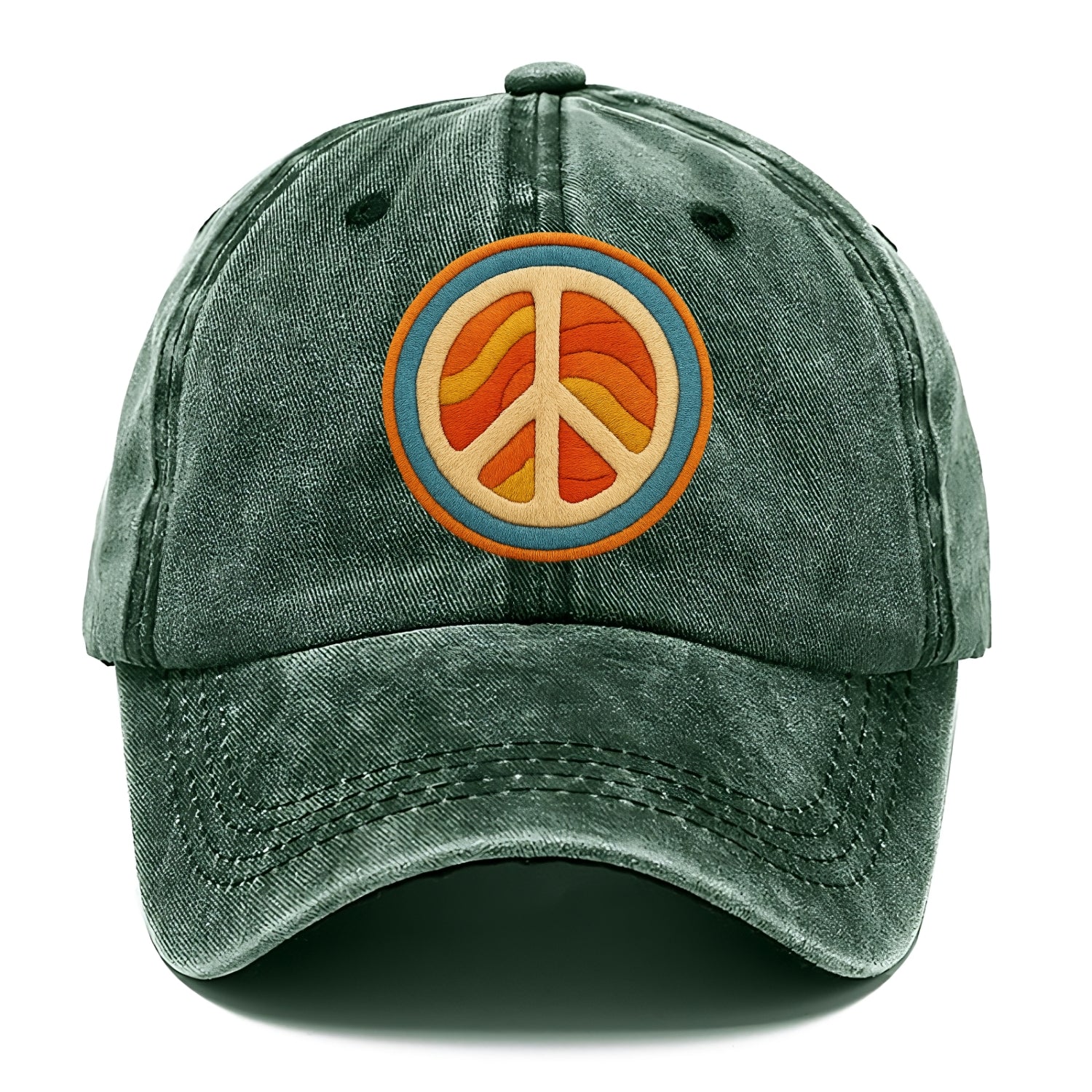 retro peace and harmony Hat