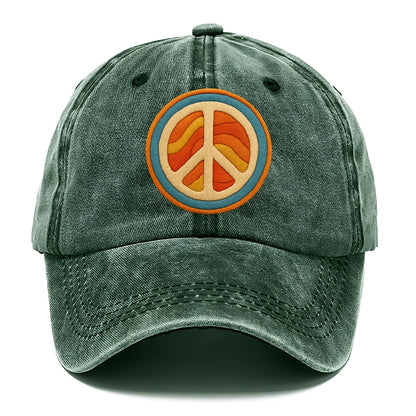 retro peace and harmony Hat