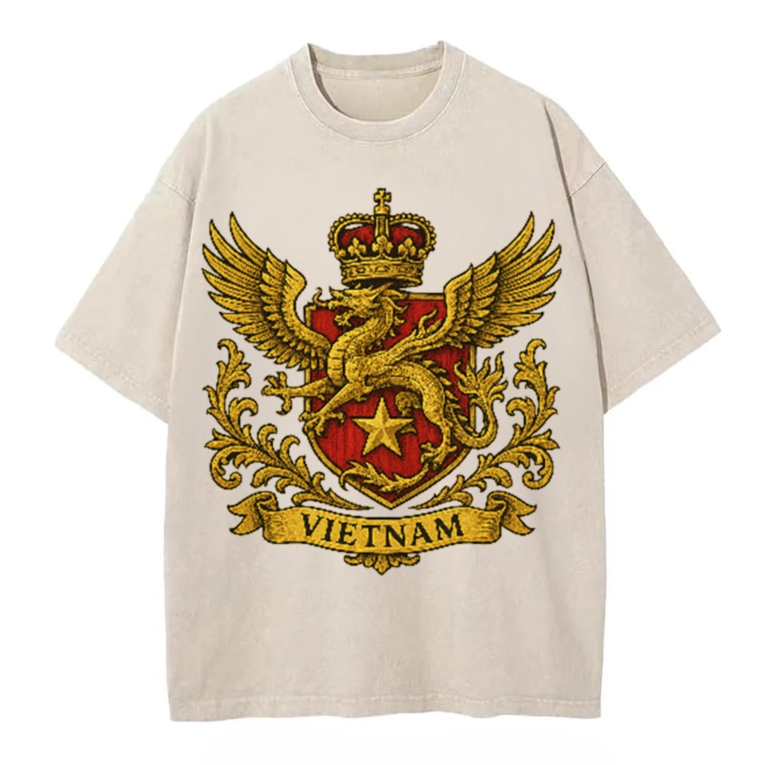 heraldic-emblem-with-dragon-and-text Hat