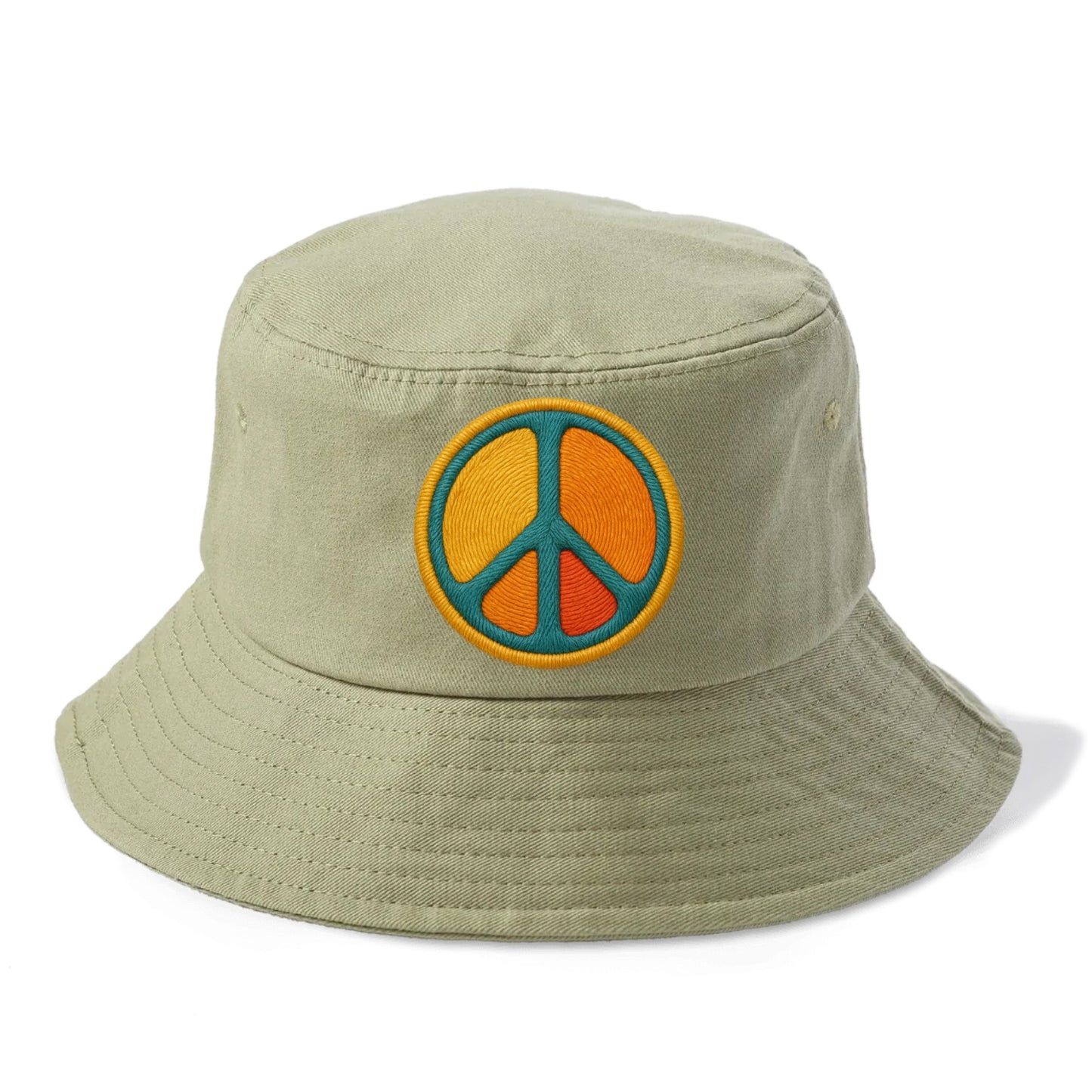 golden peace embroidered Hat