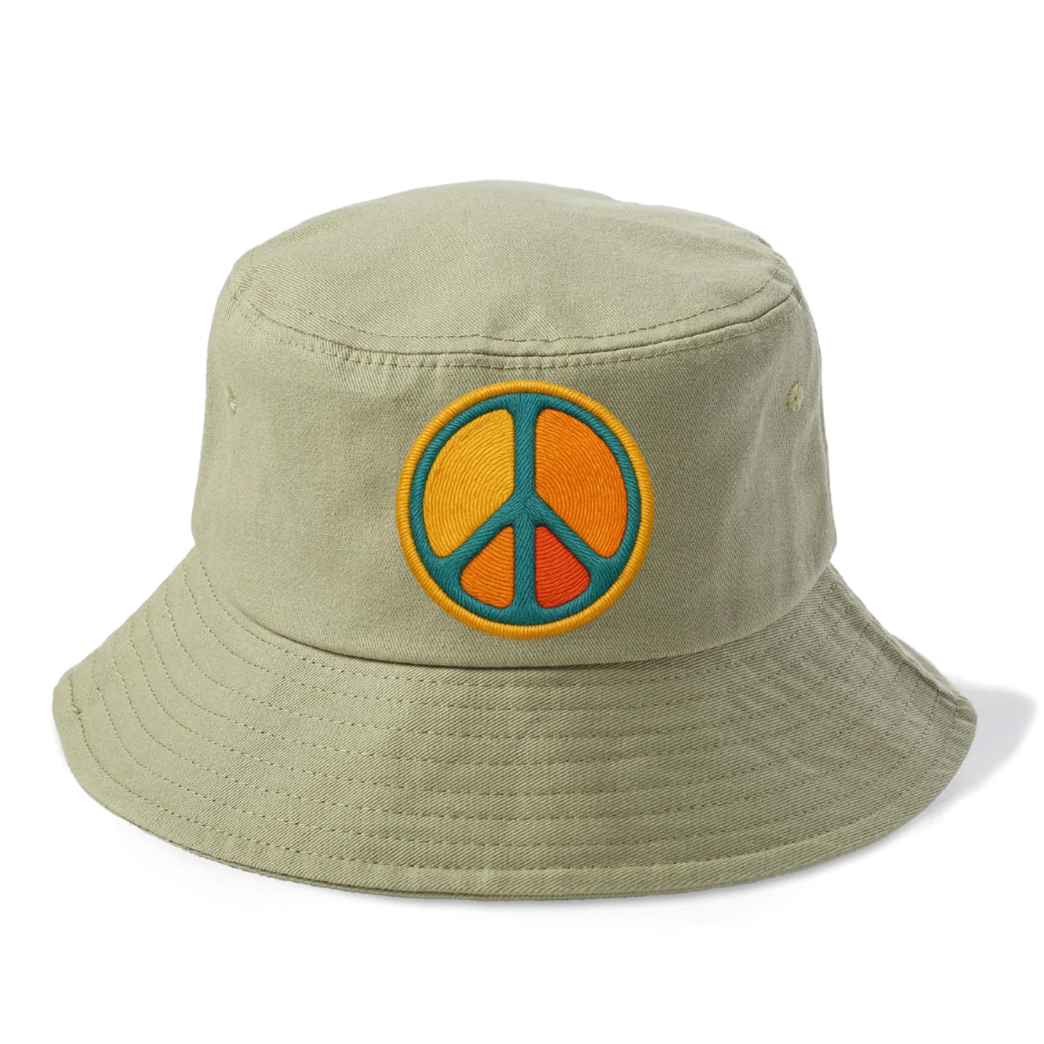 golden peace embroidered Hat