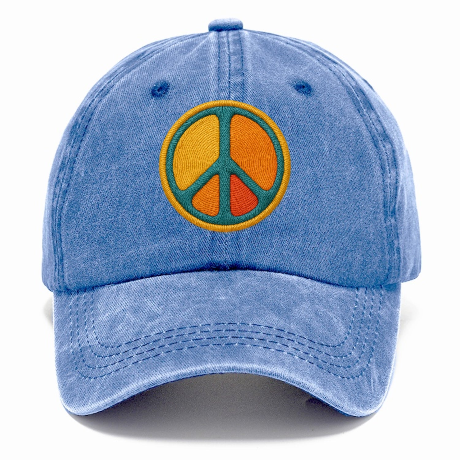 golden peace embroidered Hat