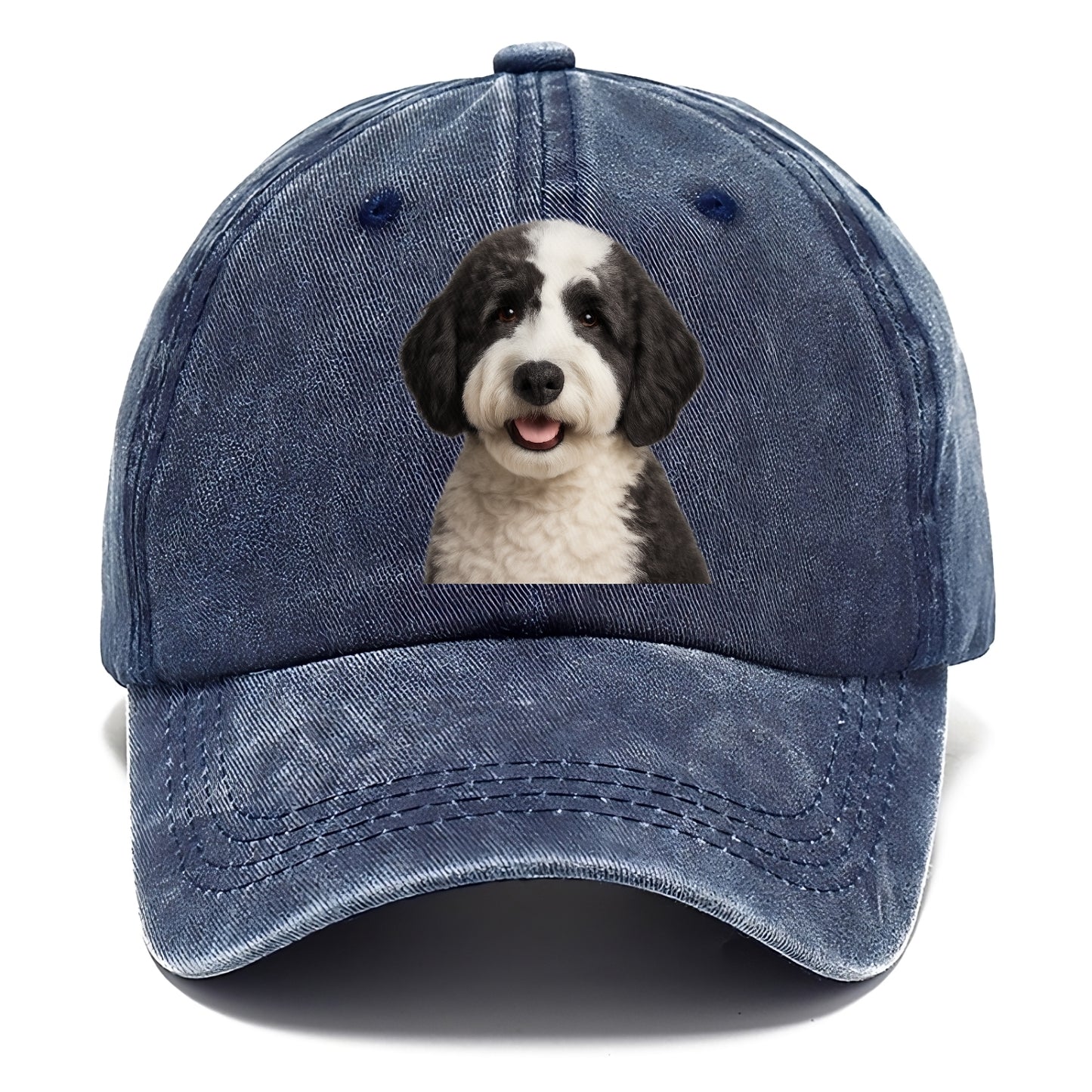 sheepadoodle portrait design Hat