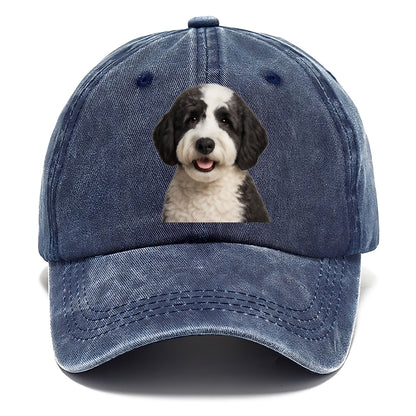 sheepadoodle portrait design Hat