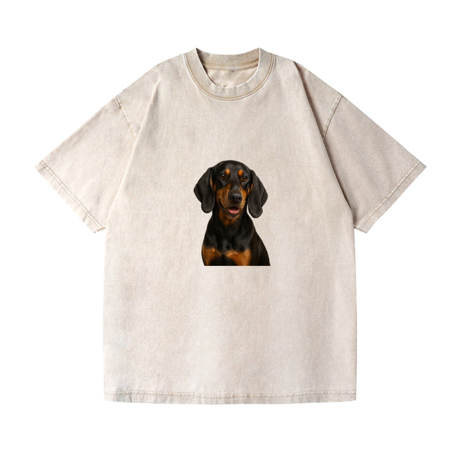 black tan coonhound portrait design Hat