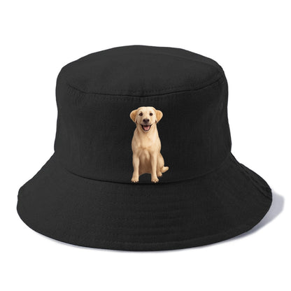golden labrador puppy digital art Hat