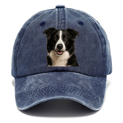 border collie: agile mind, loyal heart Hat