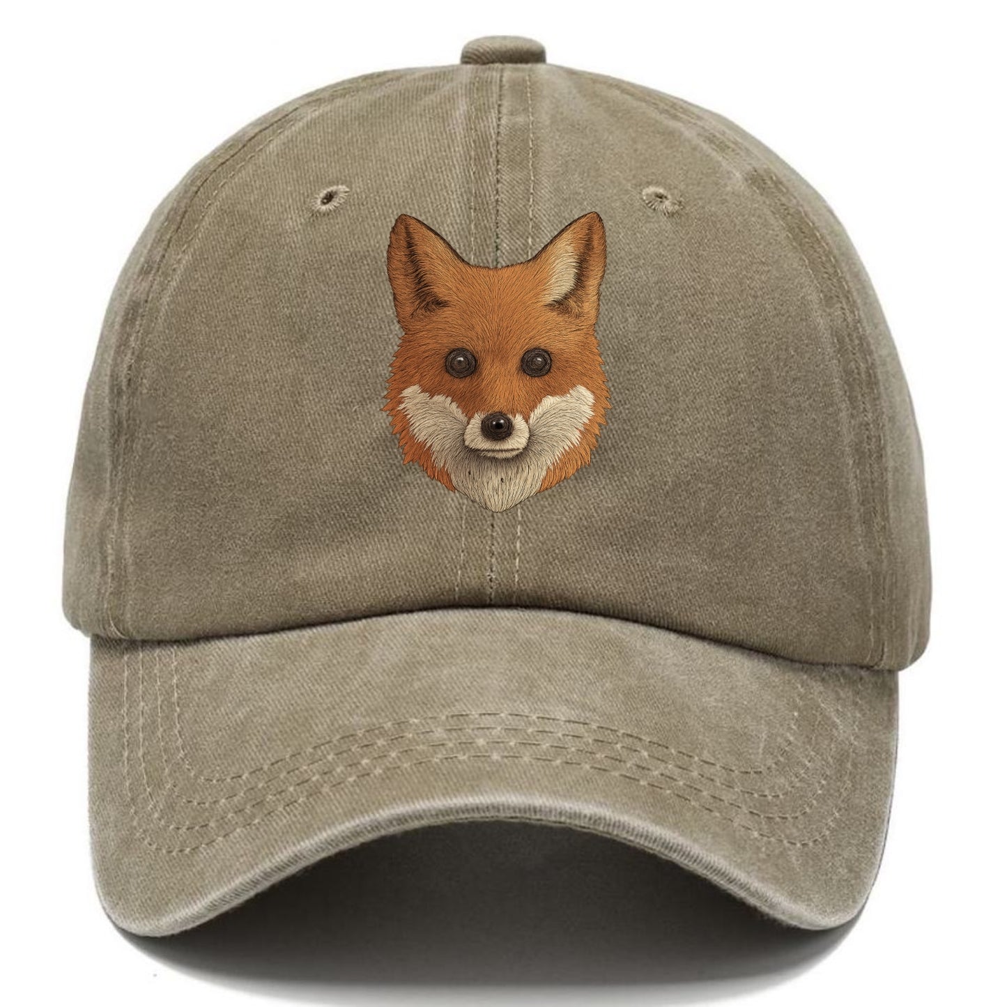 ethereal fox portrait Hat