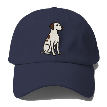 pointer-white-liver-spots-sitting-pose-loyal-spirit Hat