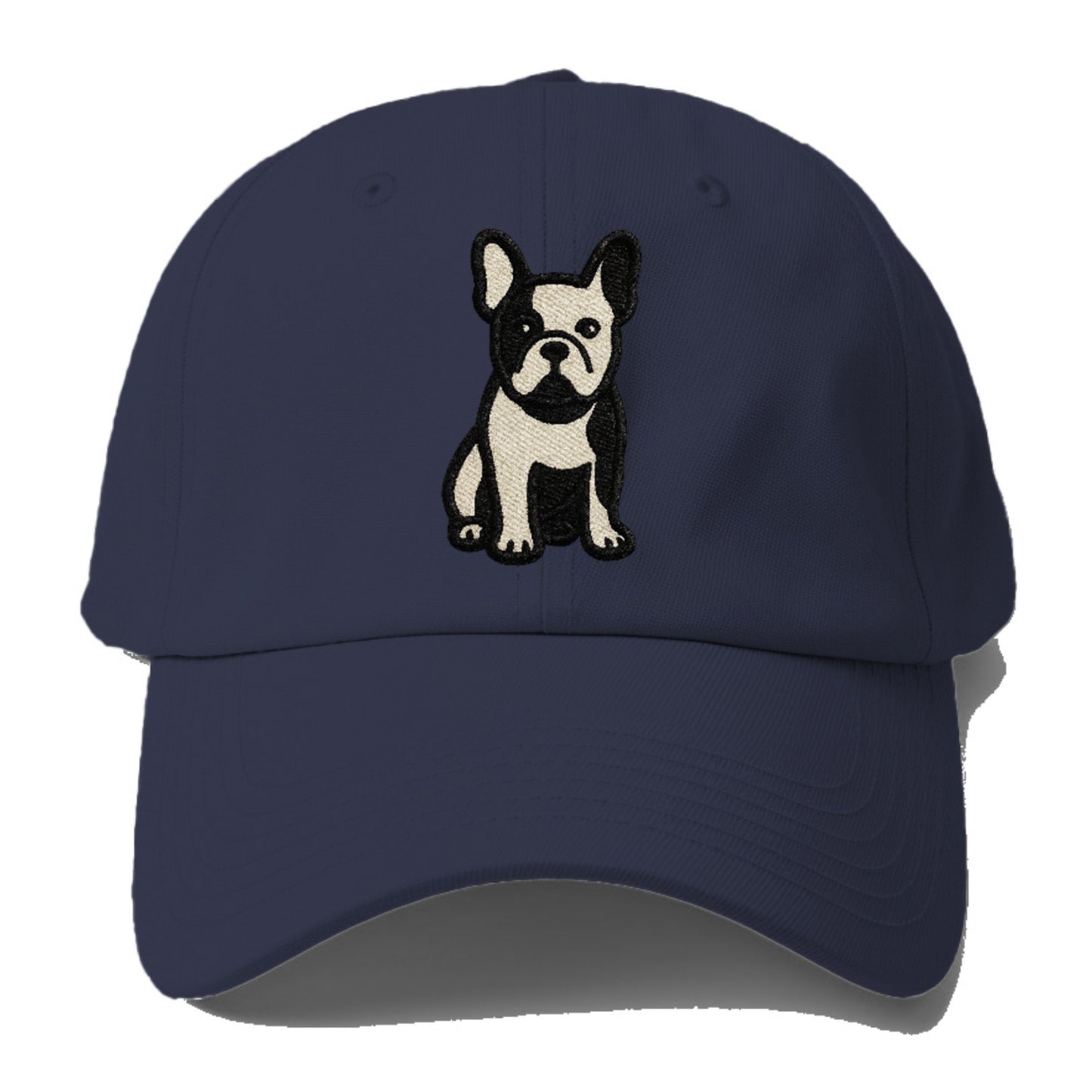 French Bulldog Black And White Tuxedo Pose Hat