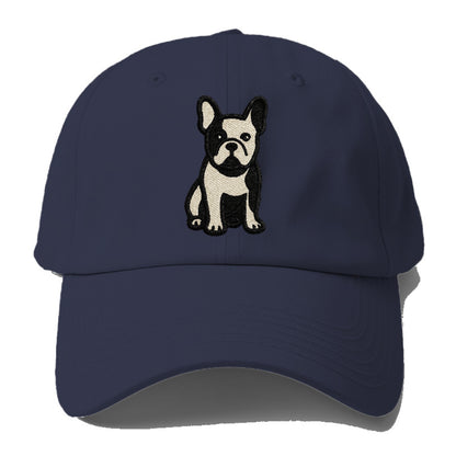 French Bulldog Black And White Tuxedo Pose Hat