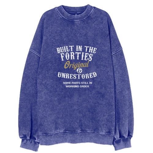 Built In The Forties Original Unrestored Some Parts Still In Working Order Vintage Sweatshirt