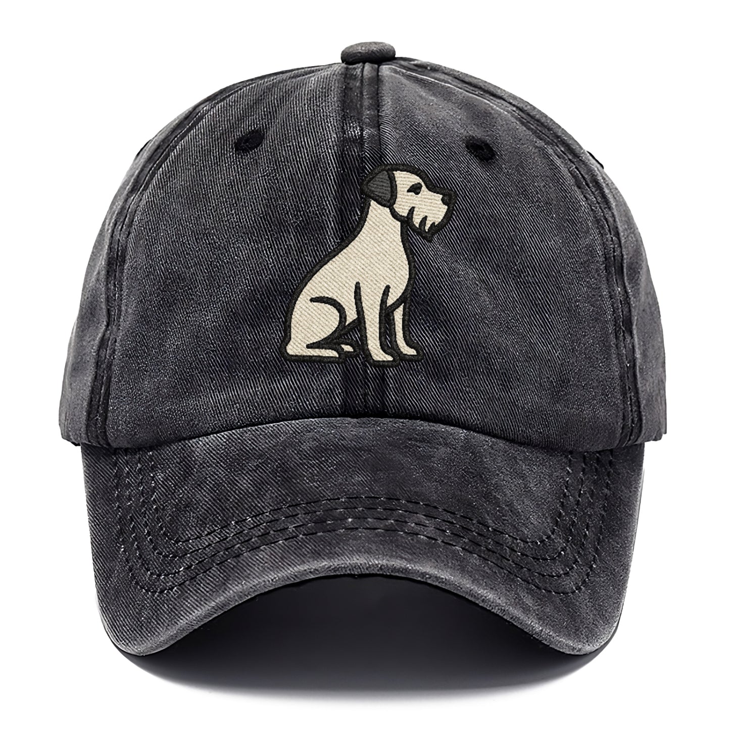 Cesky Terrier Gray Design Hat